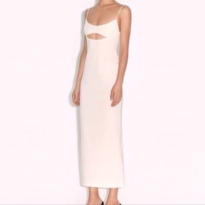 Brand new with tags linen white cut out dress from Zara SMALL
